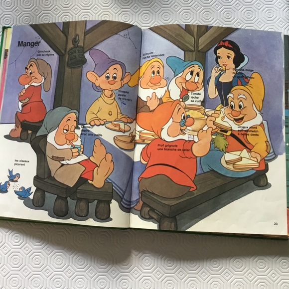 [4/35$] Disney Book Au Royaume Des Verbes 1976 - Picture 7 of 11